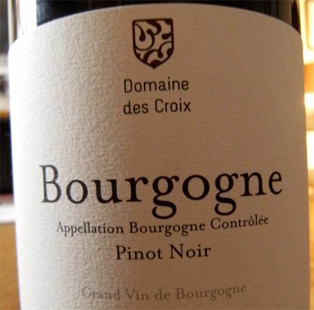 Domaine des Croix Bourgogne Rouge Pinot Noir 2005