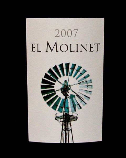 El Molinet 2007 label - a windmill