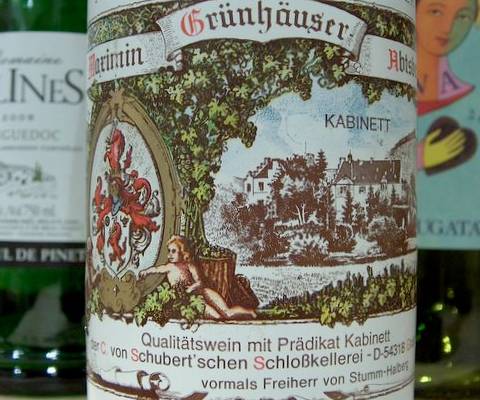 German wine label